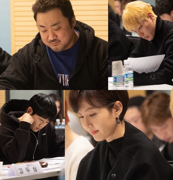 마동석과 박정민,염정아,정해인이 영화 '시동' 촬영에 돌입했다.