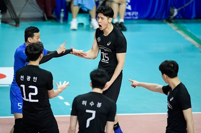 득점을 성공시킨 문성민./사진=KOVO