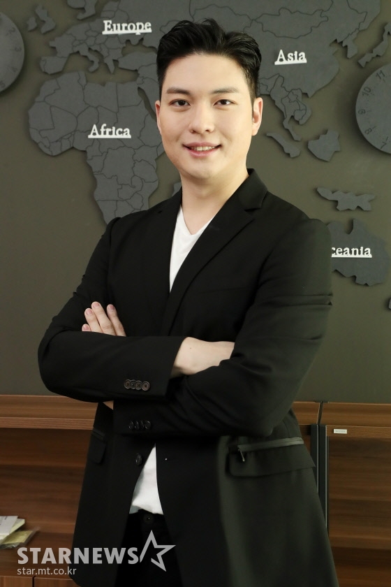 클린턴 라우 몬스터엔터테인먼트그룹 대표 /사진=이기범 기자