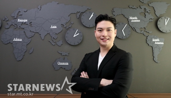 클린턴 라우 몬스터엔터테인먼트그룹 대표 /사진=이기범 기자