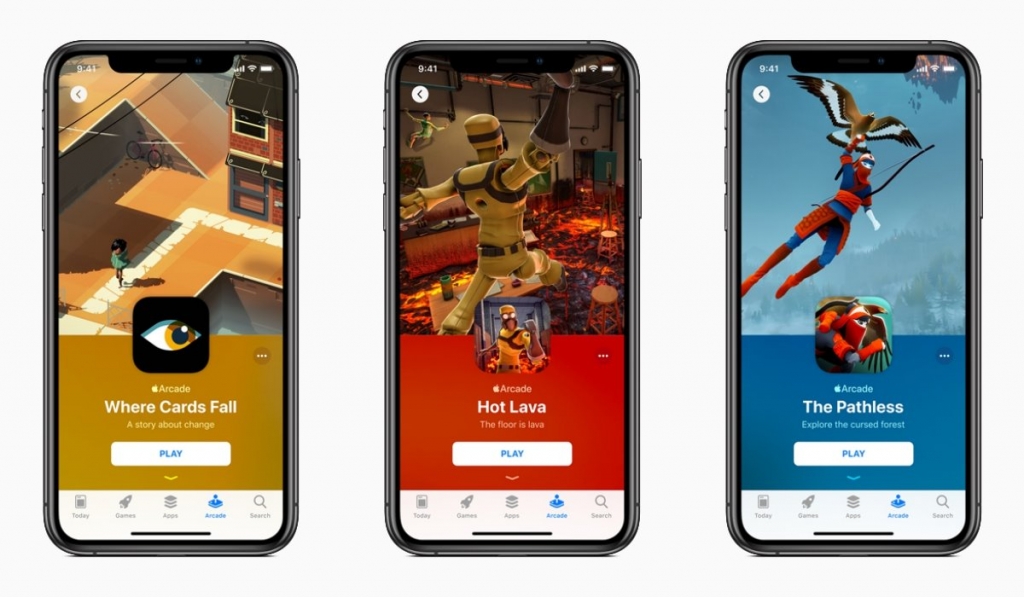 왼쪽부터 스노우맨이 개발 중인 Where Cards Fall, 클레이 엔터테인먼트 개발의 Hot Lava, 안나푸르나 인터렉티브가 만드는 The Pathless