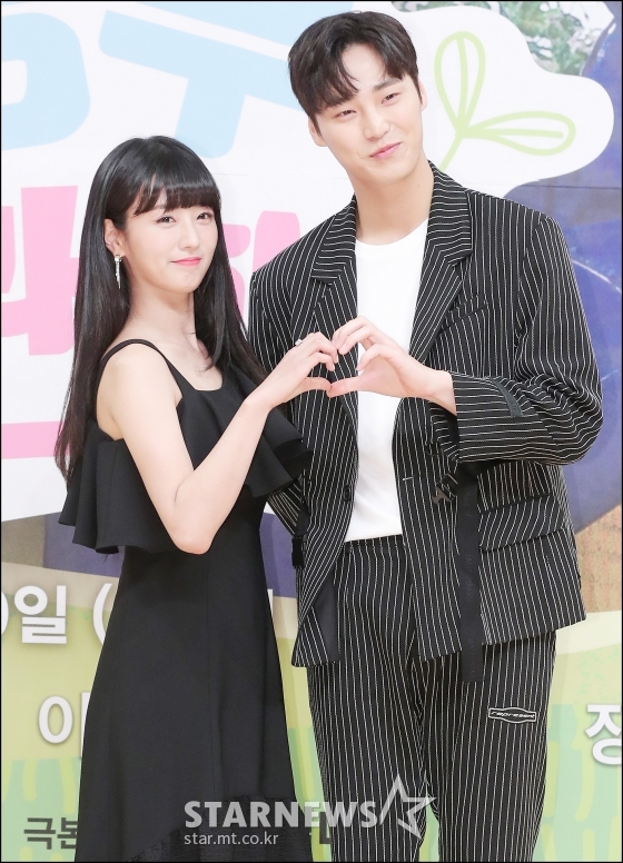 배우 이태환, 에이핑크 윤보미 /사진=김창현 기자