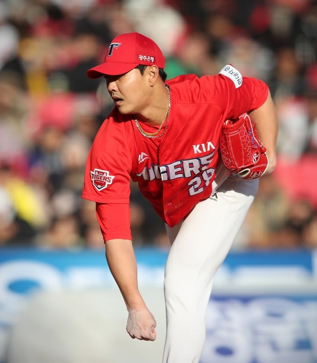 KIA 타이거즈 새로운 마무리 김윤동. /사진=KIA 타이거즈 제공