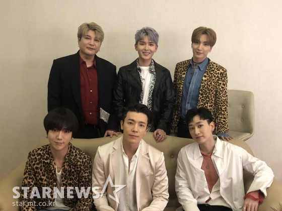 (왼쪽 위부터 시계방향) 아이돌그룹 슈퍼주니어 멤버 신동, 려욱, 이특, 은혁, 동해, 예성 /호찌민(베트남)=윤상근 기자