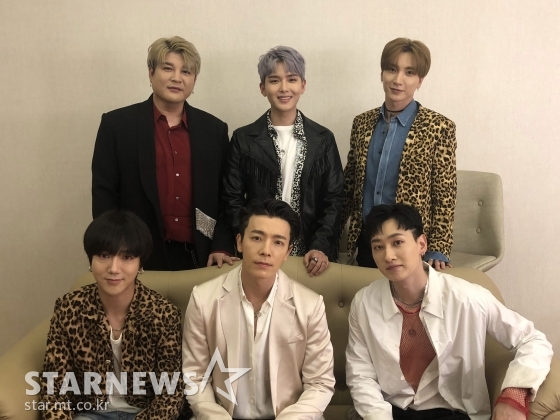 (왼쪽 위부터 시계방향) 아이돌그룹 슈퍼주니어 멤버 신동, 려욱, 이특, 은혁, 동해, 예성 /호찌민(베트남)=윤상근 기자