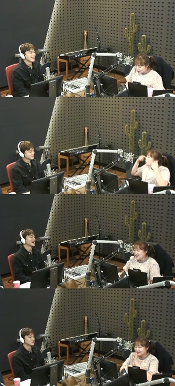 첸과 이수지./사진=KBS Cool FM '이수지의 가요광장' 방송화면 캡처