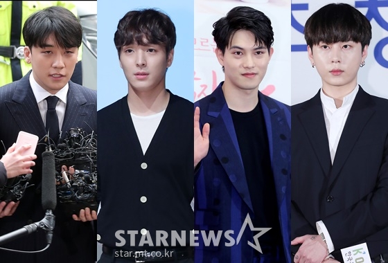 가수 승리, 최종훈, 이종현, 용준형 /사진=스타뉴스