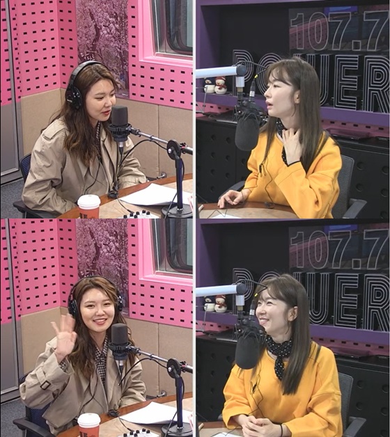 배우 최수영(왼쪽), 박선영 아나운서 /사진=SBS 라디오 파워FM '박선영의 씨네타운' 보는 라디오 방송화면 캡처