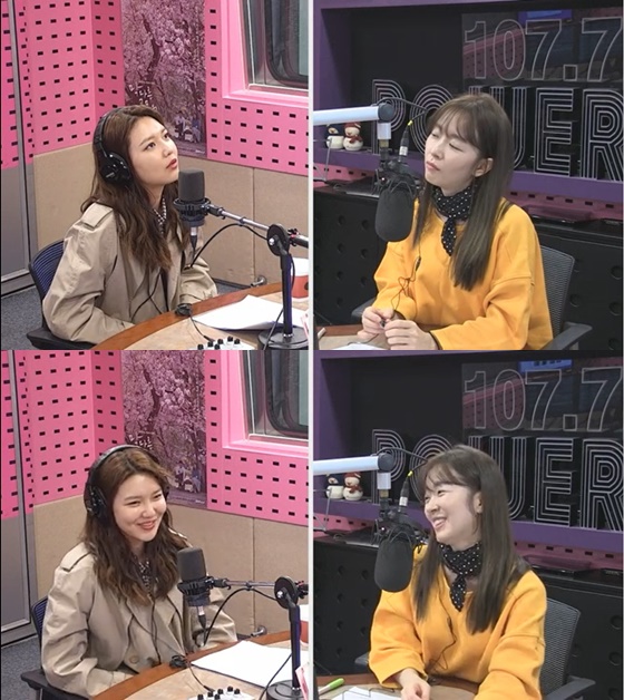 배우 최수영(왼쪽), 박선영 아나운서 /사진=SBS 라디오 파워FM '박선영의 씨네타운' 보는 라디오 방송화면 캡처