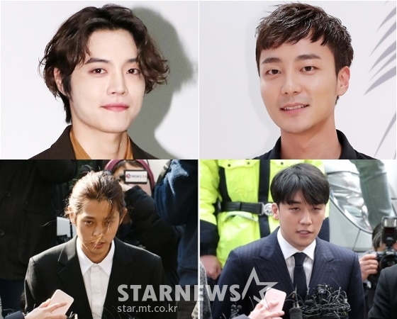 에디킴, 로이킴, 정준영, 승리 / 사진=스타뉴스