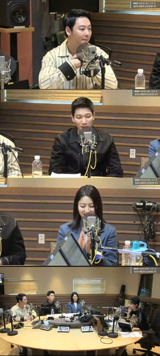 김동욱, 김경남, 박세영./사진=MBC FM4U '정오의 희망곡' 보이는 라디오 방송화면 캡처
