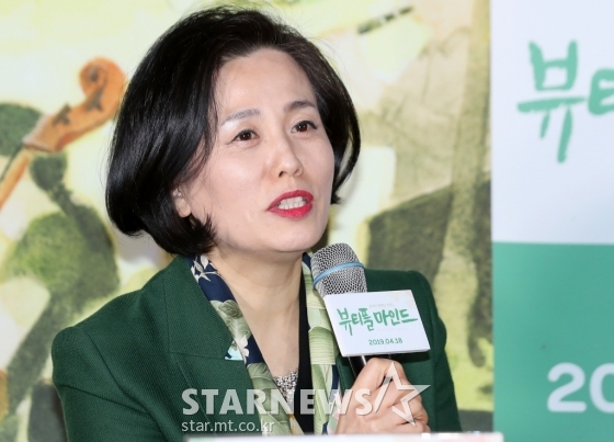 영화 '뷰티플 마인드'의 지휘를 맡은 이원숙 선생 /사진=김휘선 기자