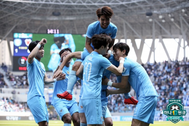 대구FC 선수단. /사진=한국프로축구연맹 제공