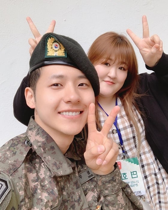 B1A4 신우, 이국주 /사진=이국주 인스타그램