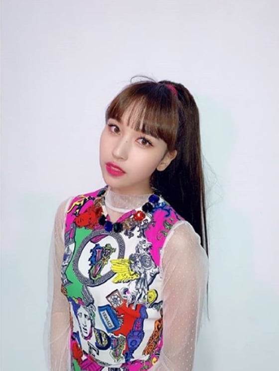 미나./사진=트와이스 공식 인스타그램