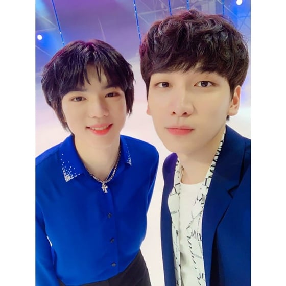 차준환, 빅스 멤버 혁 /사진=차준환 인스타그램