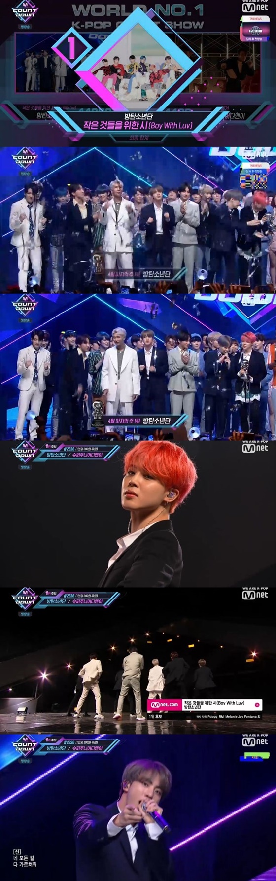 /사진=Mnet 음악 순위 프로그램 '엠카운트다운' 캡처