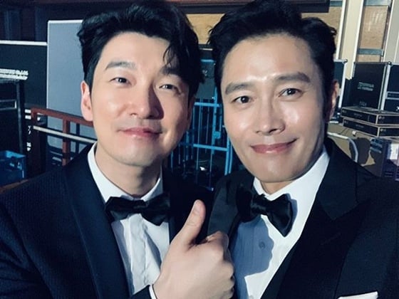 (왼쪽부터)조승우, 이병헌 /사진=이병헌 인스타그램