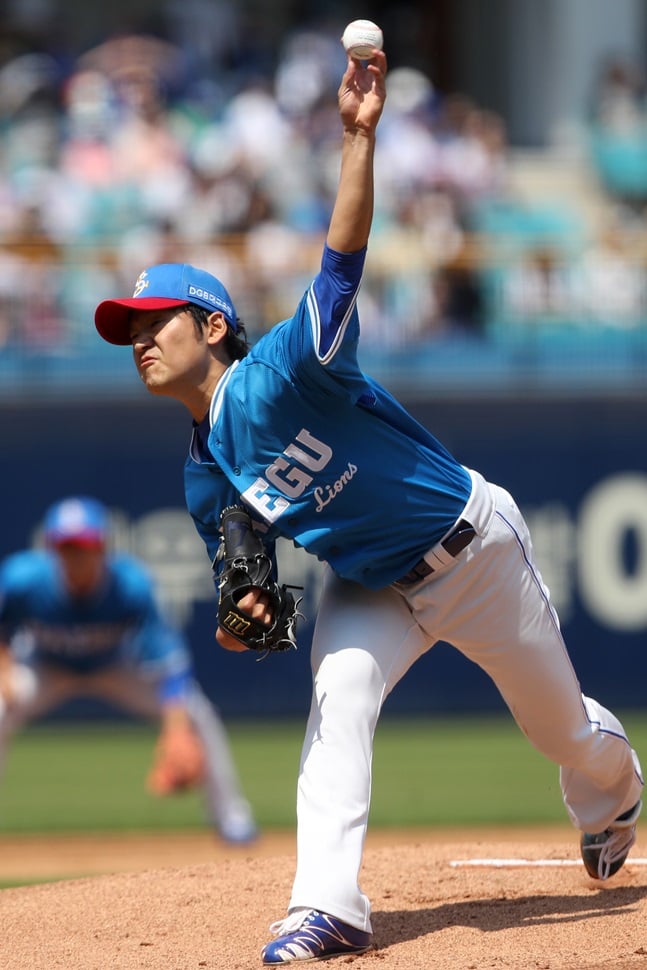 삼성 라이온즈 백정현. /사진=삼성 라이온즈 제공