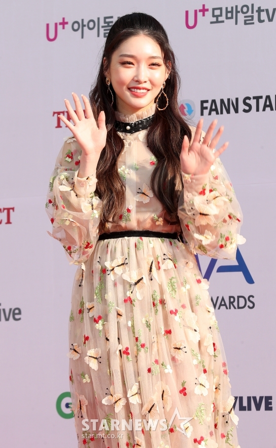 가수 청하 /사진=김휘선 기자
