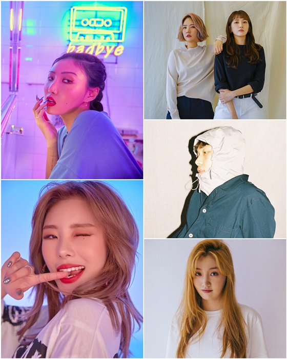 /사진제공=매직스트로베리사운드, RBW, 크래프트앤준, 디바인채널