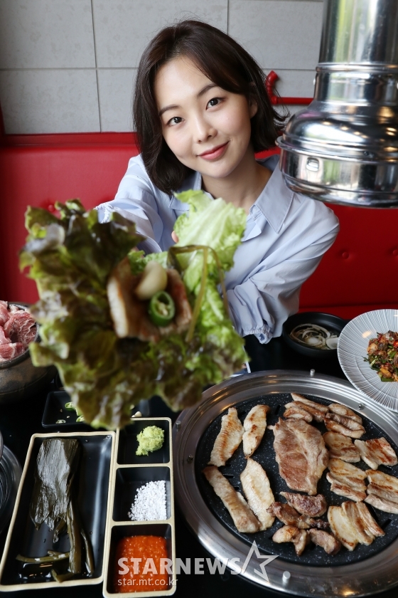 배우 금새록 / 사진=이기범 기자 leekb@, 장소제공='숙성의 미' 홍대점