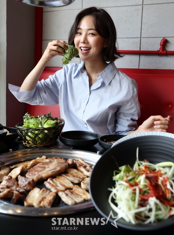 배우 금새록 / 사진=이기범 기자 leekb@, 장소제공='숙성의 미' 홍대점
