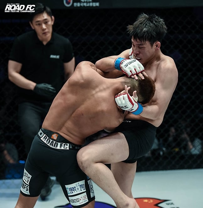 박형근을 꺾은 양지호./사진=ROAD FC