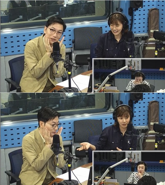 배우 이동휘(왼쪽), 유선 /사진=SBS 라디오 파워FM '최화정의 파워타임' 보는 라디오 방송화면 캡처