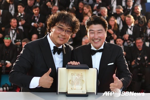 봉준호 감독 송강호 / 사진=AFPBBNews뉴스1