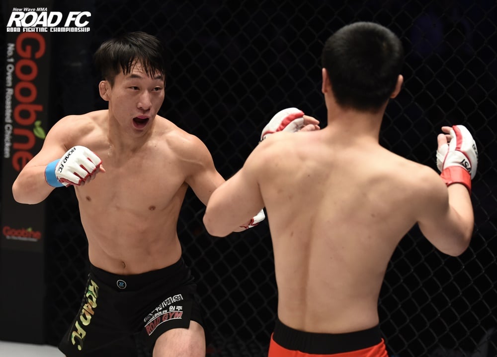 유재남(왼쪽). /사진=로드FC 제공