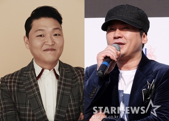 가수 싸이, YG엔터테인먼트 양현석 대표 프로듀서/사진=피네이션 제공, 스타뉴스