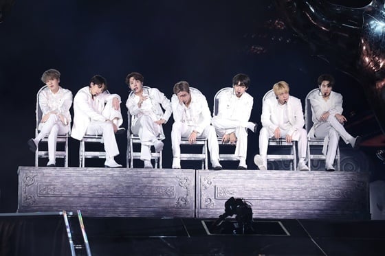 지난 5월 25일과 5월 26일 브라질 상파울루 알리안츠 파르크(Allianz Parque)에서 'LOVE YOURSELF SPEAK YOURSELF' 투어를 마친 아이돌그룹 방탄소년단의 모습. /사진제공=빅히트엔터테인먼트