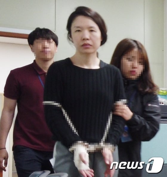 '제주 전 남편' 살인 등의 혐의를 받는 고유정의 얼굴이 공개됐다./사진=뉴스1