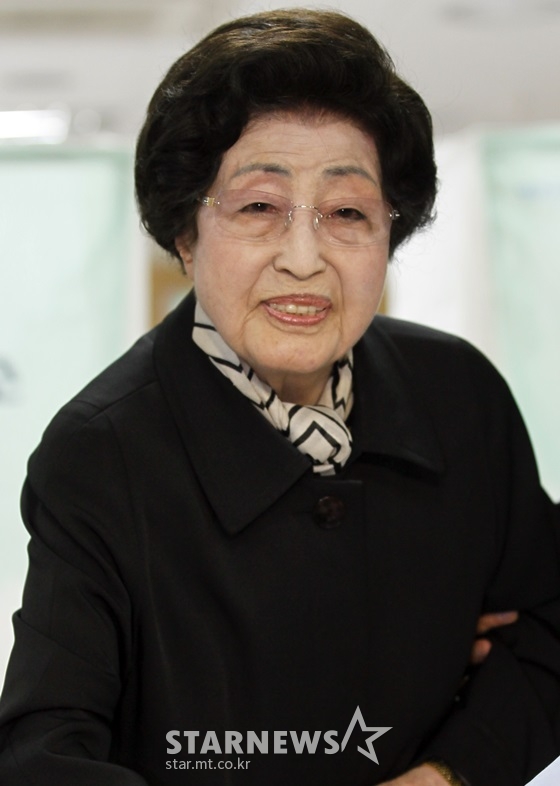 이희호 여사/사진=임성균 기자