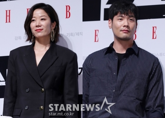 배우 전혜진(왼쪽), 최다니엘 /사진=김휘선 기자