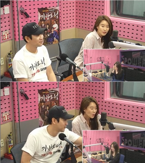 영화 '기방도령'의 남대중 감독(왼쪽), 배우 예지원 /사진=SBS 라디오 파워FM '박선영의 씨네타운' 보는 라디오 방송화면 캡처