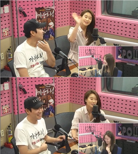 영화 '기방도령'의 남대중 감독(왼쪽), 배우 예지원 /사진=SBS 라디오 파워FM '박선영의 씨네타운' 보는 라디오 방송화면 캡처