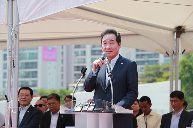 이낙연 국무총리. /사진=2019광주세계수영선수권 조직위 제공