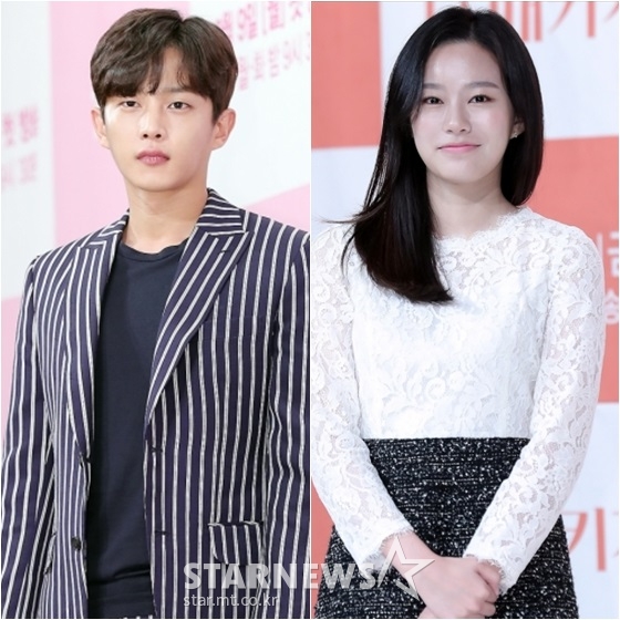 김민석(왼쪽)과 박유나 /사진=스타뉴스