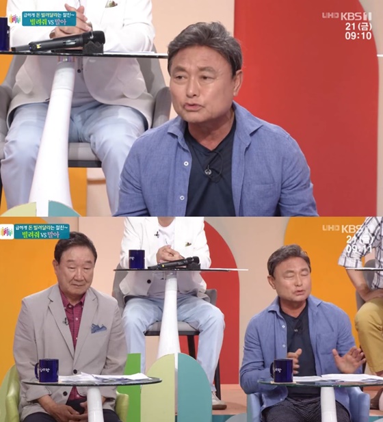 최주봉과 윤문식./사진=KBS 1TV '아침마당' 방송화면 캡처