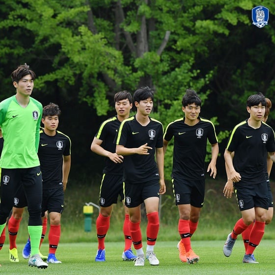 2019 유니버시아드 남자축구대표팀. / 사진=대한축구협회 제공