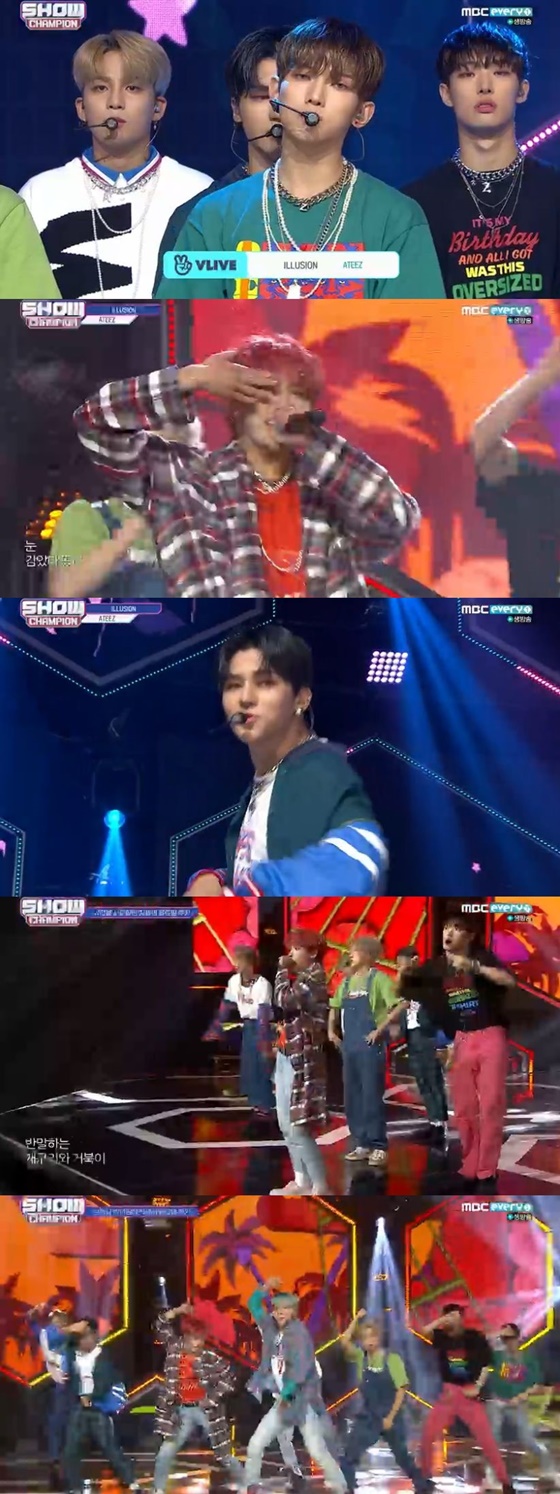 /사진=MBC 에브리원 음악 순위 프로그램 '쇼! 챔피언' 캡처