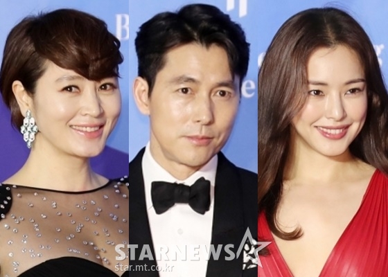 배우 김혜수, 정우성, 이하늬(왼쪽부터) /사진=김휘선 기자