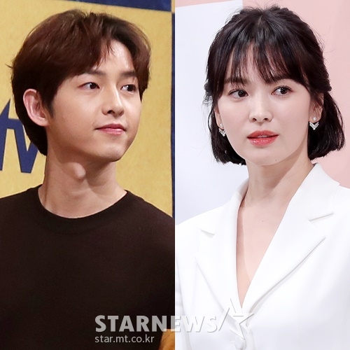 송중기(왼쪽)와 송혜교 /사진=스타뉴스