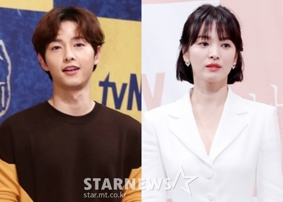 배우 송중기(왼쪽), 송혜교 /사진=김휘선 기자