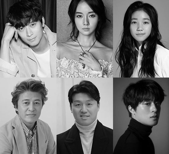 배우 강동원, 이정현, 이례, 구교환, 김민재, 권해효(왼쪽부터 시계 방향으로)/사진제공=NEW