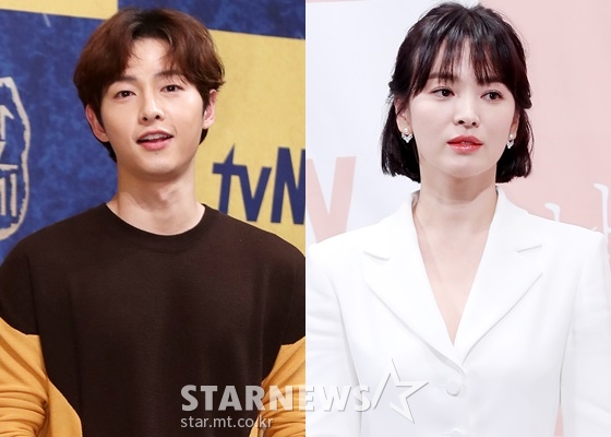 배우 송중기(왼쪽), 송혜교 /사진=스타뉴스