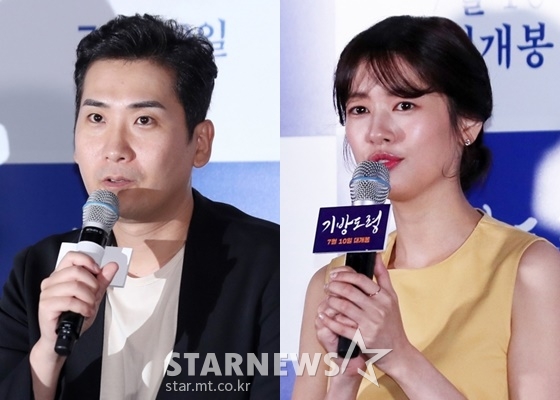 영화 '기방도령'의 남대중 감독(왼쪽), 정소민 /사진=김휘선 기자