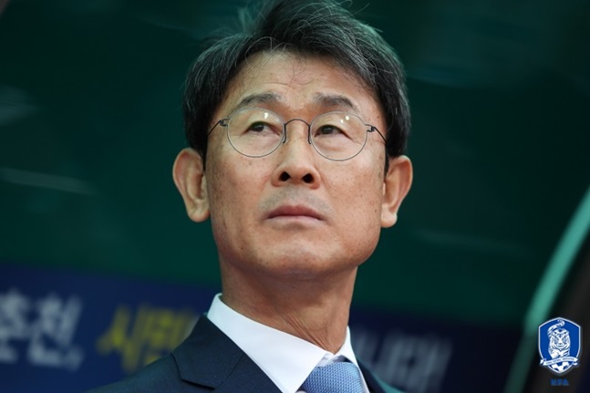 여자축구 대표팀 감독직에서 물러난 윤덕여 감독. /사진=대한축구협회 제공